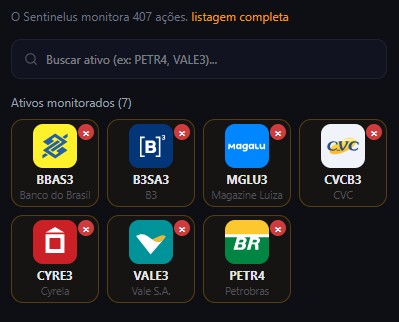 Modo Minha Lista — carteira filtrada por IA (mobile)